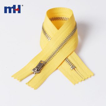 No.3 Closed End Metal Teeth Sewing Zippers for Jean